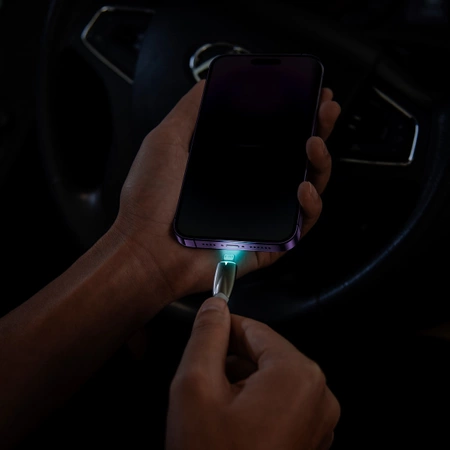 Kabel der Baseus Glimmer-Serie mit Schnellladefunktion USB-C - Lightning 480 Mb/s PD 20 W 1 m weiß