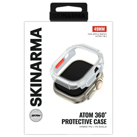 Etui Skinarma Atom do Apple Watch 49mm   frost
