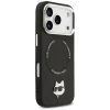 Karl Lagerfeld Choupette Pin MagSafe Case für iPhone 17 Pro Max - Schwarz