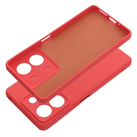 Futerał SILICONE do XIAOMI Redmi Note 13 5G brzoskwiniowy