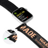 Dux Ducis Strap (Outdoor  Version) pasek Apple Watch Ultra, SE, 8, 7, 6, 5, 4, 3, 2, 1 (49, 45, 44, 42  mm) nylonowa opaska bransoleta czarno-pomarańczowy