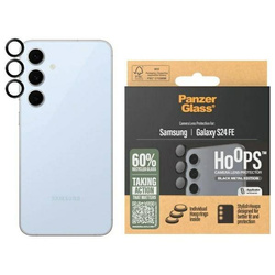 Tempered Glass 5D SAMSUNG GALAXY S23 FE PanzerGlass Hoops Camera Lens Protector Hoop Optic Rings 1464 black