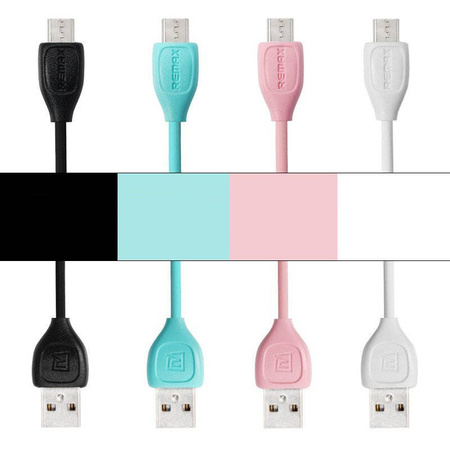 Remax Lesu Pro kabel przewód USB - Lightning 480 Mbps 2,1 A 1 m czarny (RC-160i black)