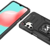 Wozinsky Ring Armor tough hybrid case cover + magnetic holder for Samsung Galaxy A23 blue