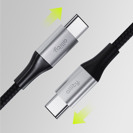Allity kabel AUC-01 USB-C - USB-C 2,0 m 100W czarny