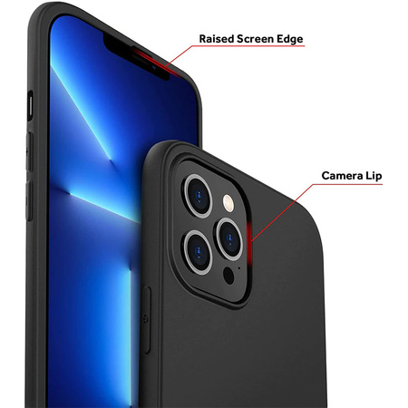 Back Case MATT do MOTOROLA MOTO G55 5G Czarny