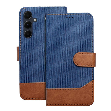 Kabura JEANS Book do XIAOMI Redmi Note 14 4G (GLOBAL - 164,84mm x 78,15mm x 8,16mm) niebieski