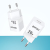 BWOO ładowarka sieciowa CDA156 20W mini wall charger USB-C, USB-A
