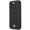 Original Case IPHONE 14 PRO BMW Leather Seats Pattern MagSafe MagSafe (BMHMP14L22RPSK) black
