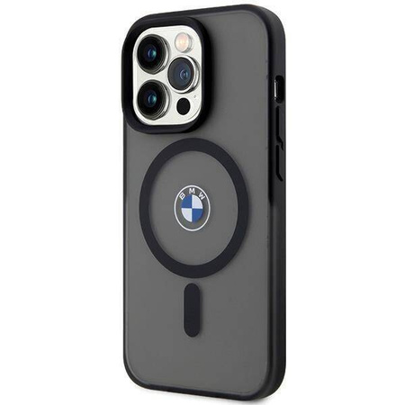 Etui BMW IML Signature MagSafe do iPhone 15 Pro - czarne
