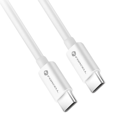 FORCELL kabel Typ C do Typ C QC4.0 3A/20V PD60W C338 50cm biały
