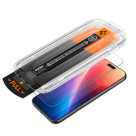 SZKŁO HARTOWANE SPIGEN GLAS.TR ”EZ FIT PRO” IPHONE 17 AIR CLEAR