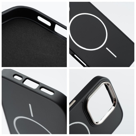 Futerał FRAME MAG COVER kompatybilny z MagSafe do IPHONE 12 czarny