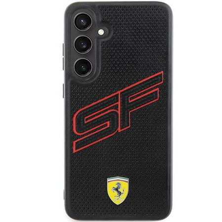 Oryginalne Etui FERRARI hardcase Big SF Perforated FEHCS24MPINK do Samsung Galaxy  S24 Plus Czarny