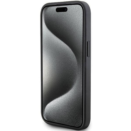 Karl Lagerfeld nakładka do iPhone 15 Plus 6,7&quot; KLHCP15MPQKPMK czarna HC QUILTED K PATTERN