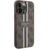 Guess 4G Printed Stripes MagSafe-Hülle für iPhone 15 Pro Max – braun