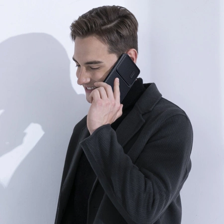 Nillkin Synthetic Fiber S Case für Samsung Galaxy S23+, Kameraabdeckung, schwarz