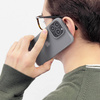 Kingxbar Plain Series Hülle für iPhone 13 Pro Max Silikonhülle grau