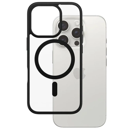 Etui PanzerGlass HardCase z MagSafe na iPhone 16 Pro - czarne