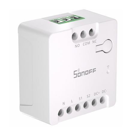 Przełącznik WiFi SONOFF MINI-D Matter (AC/DC 12-48V, styk bezpotencjałowy)