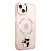 Karl Lagerfeld IML NFT Karl & Choupette MagSafe - Etui iPhone 14 Plus (różowy)