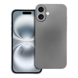 Futerał METALLIC do IPHONE 16 Plus szary