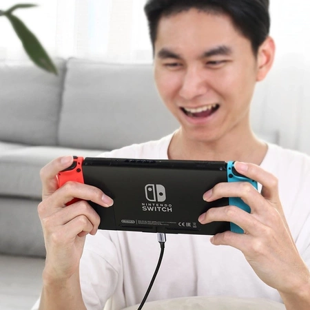 Ugreen angle cable USB Type C - USB Type C Power Delivery 60 W 20 V 3 A 1 m black-gray cable (US255 50123)