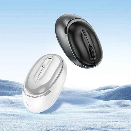 HOCO mysz komputerowa bezprzewodowa 2,4G 1600 dpi GM34 szaro biała