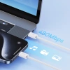 Baseus Superior Series II USB-C – USB-C 30 W 480 Mbit/s Kabel 1 m – Weiß