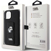 Etui Karl Lagerfeld Gripstand Saffiano Karl&Choupette Pins na iPhone 15 - czarne
