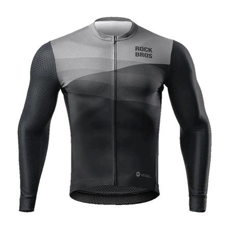 Rockbros cycling jersey 15120009004 long sleeve spring/summer XL - black