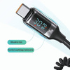 Ładowarka Samochodowa USAMS C37 1xUSB+1xUSB-C 60W + kabel USB-C 30W PD+QC Fast Charge czarny/black CC192CC01 (US-CC192)