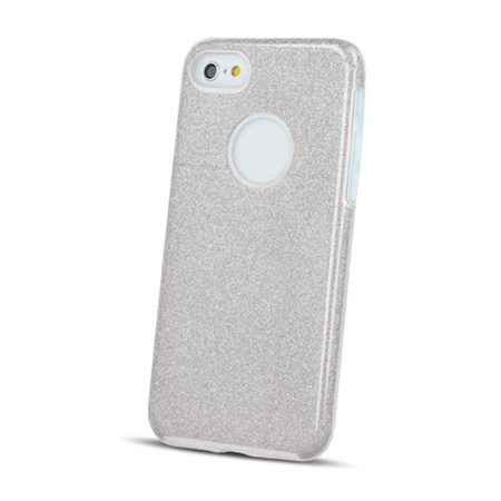 Nakładka Glitter 3w1 do Samsung Galaxy A16 4G / A16 5G srebrna