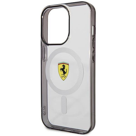 Ferrari FEHMP14LURKT iPhone 14 Pro 6.1" clear/transparent hardcase Outline Magsafe
