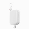 Joyroom Powerbank mit USB-C- und Lightning Kabel und Ständer Cutie Series 10000mAh 22,5W weiß (JR-L008)