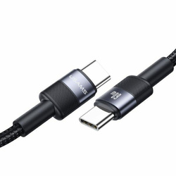 USAMS Kabel USB-C na USB-C set 30szt. 60W 1,2m pleciony SJ724ZJ01 (US-SJ724 ) SET 30PCS