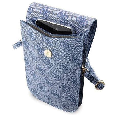 Guess torebka GUWBP4RPSW niebieska Wallet 4G Stripes