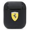 Ferrari FESA2LEBK AirPods cover czarny/black On Track Leather