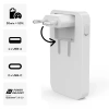 Ładowarka Hama GaN 65W 2x USB-C 1x USB-A składana - biała