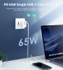 Choetech PD6013 2x USB-C PD 65W GaN Wandladegerät – Weiß