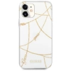 Guess Gold Chain - Etui iPhone 12 Mini (biały)