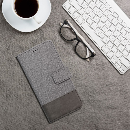 Kabura GOMMA Book do SAMSUNG S25 Edge szary