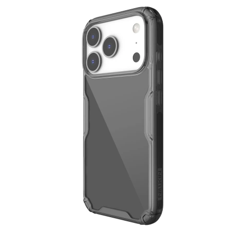 Etui Nillkin Nature TPU Pro na iPhone 17 Pro - półprzezroczyste-czarne