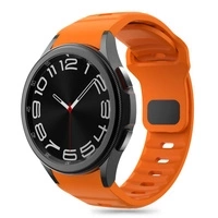 Tech-Protect Silikonband für Samsung Galaxy Watch 4/5/5 Pro/6/7/FE – Orange