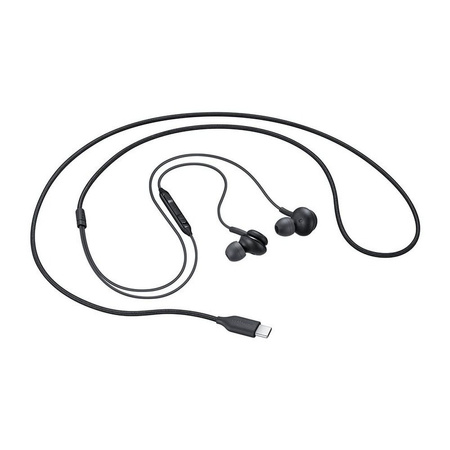 Samsung AKG przewodowe słuchawki dokanałowe USB Typ C czarny (EO-IC100BBEGEU)