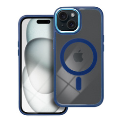 Futerał Color Edge Mag Cover kompatybilny z MagSafe do IPHONE 15 niebieski