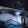 Joyroom 3-in-1 fast car charger with Lightning cable 1.5m 17W black (JR-CL25)