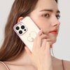 Kingxbar Wish Series Hülle für iPhone 14 Plus, verziert mit rosa Kristallen