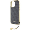 Etui Guess 4G Charms Collection do iPhone 15 Pro Max - szare