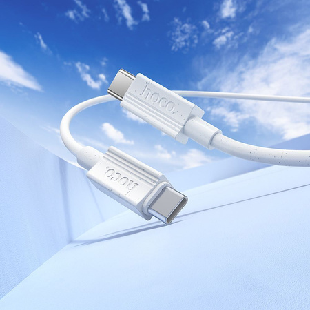 HOCO kabel Typ C do Typ C 3A 60W X107 1 m biały